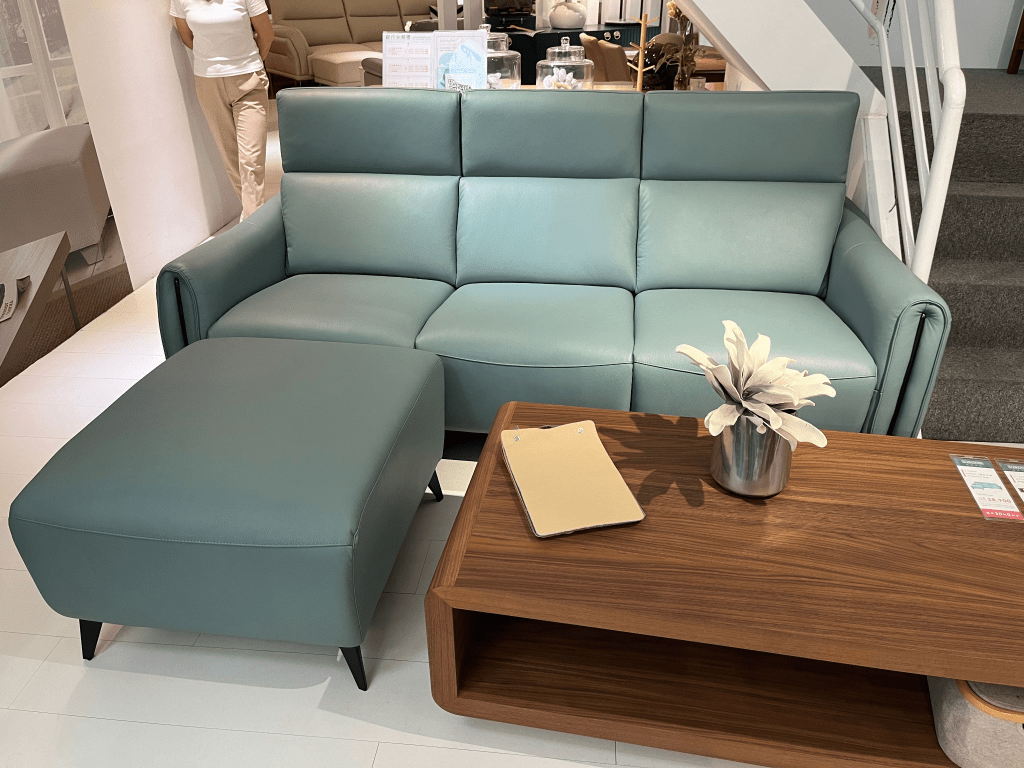 詩肯居家全牛皮沙發